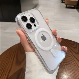 قاب بی رنگ مگ سیف دار اپل مناسب iPhone 16 Pro