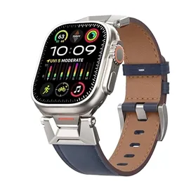بند چرمی G-Tech Vintage Leather برای اپل واچ (44/45/46/49mm)