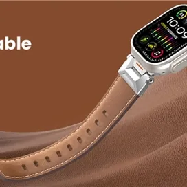 بند چرمی G-Tech Vintage Leather برای اپل واچ (44/45/46/49mm)