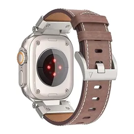 بند چرمی G-Tech Vintage Leather برای اپل واچ (44/45/46/49mm)