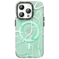 قاب YOUNGKIT یانگکیت Green Ink Painting Classic Anti-Drop Impact Series Apple iphone مناسب برای Apple iPhone 14 Pro