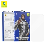 گلس محافظ صفحه برند بلو شفاف بدون حاشیه مدل Blueo Antistatic Dustproof Tempered Glass مناسب برای Apple iPhone 16 Pro Max