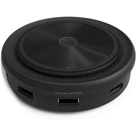 شارژ بیسیم و هاب هفت کاره برند آدام المنتس مدل Adam Elements CASA Hub O7 Wireless Charger USB 3.1 & USB-C 1 in 7 Black