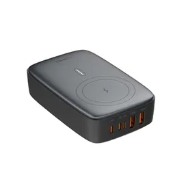 هاب شارژر 5 پورت وایرلس الدینیو 140 وات LDNIO Q4010 GaN