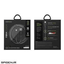 کابل انرژیا USB به Lightning مدل FibraTough طول 1.5 متر