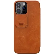 کیف چرمی نیلکین آیفون 13 پرومکس Nillkin Qin Leather Case iPhone 13 Pro Max