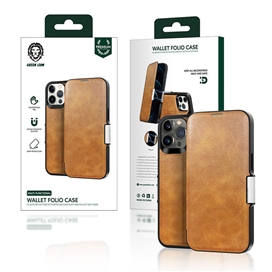 کیف Green مدل Wallet Folio مناسب برای Apple iPhone 13 Pro