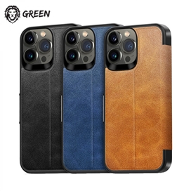 کیف Green مدل Wallet Folio مناسب برای Apple iPhone 13 Pro
