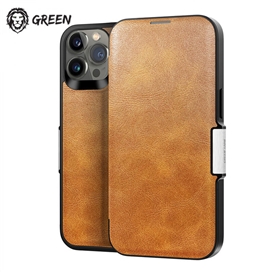 کیف Green مدل Wallet Folio مناسب برای Apple iPhone 13 Pro