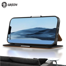 کیف Green مدل Wallet Folio مناسب برای Apple iPhone 13 Pro