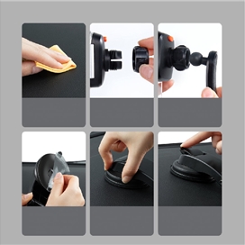 هولدر چندکاره بیسوس Baseus Easy Control Clamp Car Mount Holder Set SUYK000001 شفاف