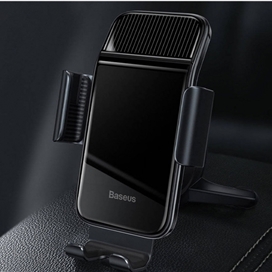 هولدر دریچه کولری هوشمند بیسوس Baseus Smart Solar Power Wireless Holder SUZG000001 خورشیدی