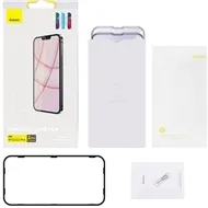 پک 2تایی محافظ صفحه شیشه ای تمام صفحه ضد اشعه Apple iPhone 13 Baseus Anti-Blue SGBL020402