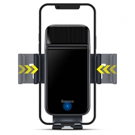 هولدر دریچه کولری هوشمند بیسوس Baseus Smart Solar Power Wireless Holder SUZG000001 خورشیدی