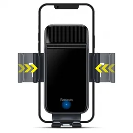 هولدر دریچه کولری هوشمند بیسوس Baseus Smart Solar Power Wireless Holder SUZG000001 خورشیدی
