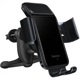 هولدر دریچه کولری هوشمند بیسوس Baseus Smart Solar Power Wireless Holder SUZG000001 خورشیدی