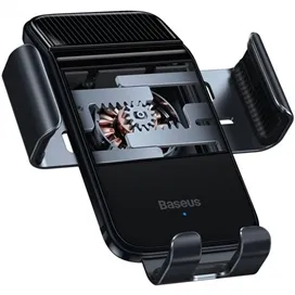 هولدر دریچه کولری هوشمند بیسوس Baseus Smart Solar Power Wireless Holder SUZG000001 خورشیدی