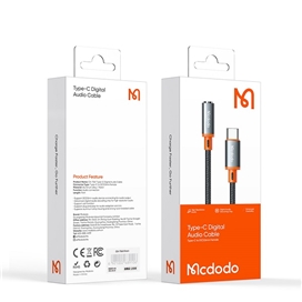 مبدل USB-C به جک 3.5 میلیمتری مک دودو مدل CA-7561