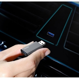 فلش مموری و آداپتور شارژ بیسوس Baseus Enjoy Music U-Disk 64GB ACUP-C0A ظرفیت 64 گیگابایت