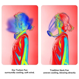 پنکه گردنی شارژی JISULIFE NECK FAN LIFE3 FA14