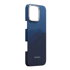 قاب آیفون 16 پرو مکس برند پیتاکا مدلPITAKA StarPeak Tactile Woven（Over The Horizon） مناسب برای Apple iPhone 16 Pro Max