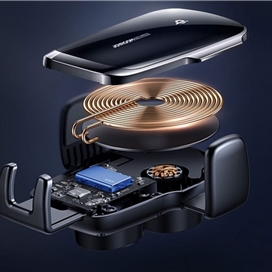هولدر و شارژر وایرلس جویروم Joyroom JR-ZS248 Auto Match Coil Wireless Car Charger توان 15 وات