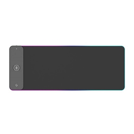 موس پد گیمینگ برند پرودو مدل porodo Wireless Charging RGB Gaming Mouse Pad PDX115