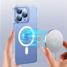 قاب مگ سیف کریستالی برند توتو مدل AA-160 مناسب برای گوشی آیفون 13 پرو مکس Crystal Shield Magnetic Magsafe iPhone 13 Pro Max