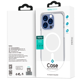 قاب مگ سیف کریستالی برند توتو مدل AA-160 مناسب برای گوشی آیفون 13 پرو مکس Crystal Shield Magnetic Magsafe iPhone 13 Pro Max