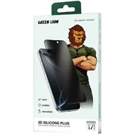 گلس حریم شخصی آیفون 16 گرین لاین Green Lion 3D Silicone Plus Iphone 16  GN3DSIL17PMBK