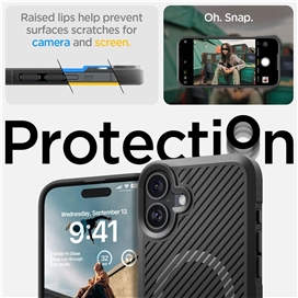 قاب اورجینال آیفون برند اسپیگن مدل Core Armor (MagFit) مناسب برای Apple iPhone 16