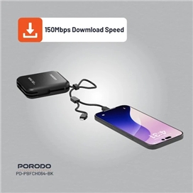 پاوربانک 10000 و مودم جیبی پرودو مدل PBFCH064 با پشتیبانی از WiFi 6