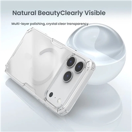 قاب محافظ مگ سیف نیلکین آیفون Nillkin Nature TPU Pro Magnetic Case مناسب برای Apple iPhone 17 Pro Max