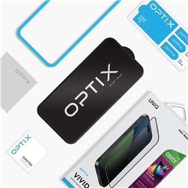 گلس آیفون برند بونیک مدل UNIQ Optix Covex Vivid مناسب برای Apple iPhone 17