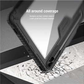 کیف کلاسوری نیلکین مدل Bumper Leather مناسب Galaxy Tab S8 Plus