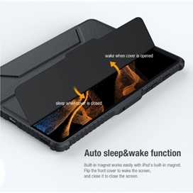 کیف کلاسوری نیلکین مدل Bumper Leather مناسب Galaxy Tab S8 Plus