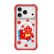 قاب برند یانگکیت مدل Dollar Flowers گل های دلاری قرمز Youngkit آیفون مناسب برای Apple iPhone 17 Pro Max