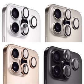 رینگ محافظ لنز بلو تیتانیوم ضد انعکاس نور Blueo 99Anti-Reflective PVD Titanium Alloy Lens Glass مناسب برای Apple iPhone 17 Pro