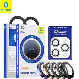 رینگ محافظ لنز بلو یاقوتی کریستالی Blueo SAPPHIRE Crystal Original Lens Glass مناسب برای Apple iPhone 17 Pro max