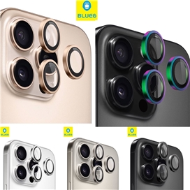 رینگ محافظ لنز بلو فلزی Blueo Metal Frame Lens Protector Glass مناسب برای Apple iPhone 17 Pro Max