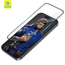 محافظ صفحه بلو سه بعدی ایربگ دار Blueo 3D Invisible Airbag Anti Broken Tempered Glass مناسب برای Apple iPhone 17 Pro