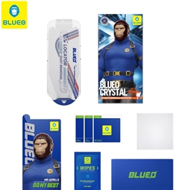 محافظ صفحه بلو کریستالی با اپلیکاتور Blueo Crystal Anti-Scratch Tempered Glass With Applicator مناسب برای Apple iPhone 17 Pro Max