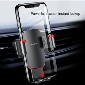 هولدر دریچه کولری موبایل بیسوس Baseus Metal Age Gravity SUYL-D01