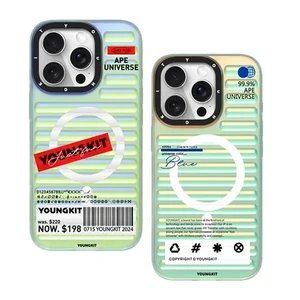 قاب یانگکیت مدل Youngkit Dynamic color Magsafe مناسب برای Apple iPhone 15 Pro Max