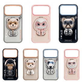 قاب برند نیمی با استند مدل Nimmy Cool & Cute Case Series مناسب برای Apple iPhone 17 Pro Max