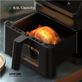 هواپز و سرخ کن بدون روغن هوشمند گرین لاین مدل GN1800WIRFYBK مخزن 6.5 لیتری