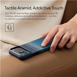 قاب آیفون 17 پرو مکس برند پی تاکا مدل PITAKA Ultra Slim Moment · Moonrise (PitaTap) مناسب برای Apple iPhone 17 Pro Max