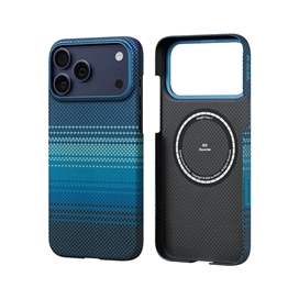 قاب آیفون 17 پرو مکس برند پی تاکا مدل PITAKA Ultra Slim Moment · Moonrise (PitaTap) مناسب برای Apple iPhone 17 Pro Max