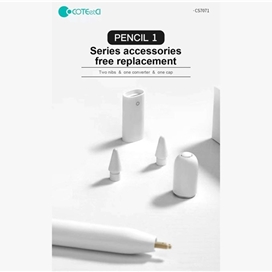 لوازم جانبی قلم لمسی اپل 1 Coteci CS7071 Pencil 1 Accessories Kit