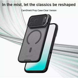کاور برند نیلکین مدل Camshield Prop Magnetic Clear Transparent Lens Guard مناسب برای Apple iPhone 17 Pro